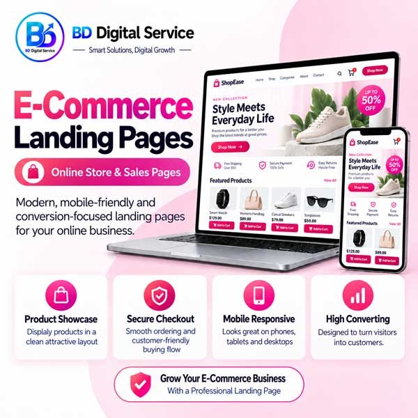 E-Commerce-Landing-Pages
