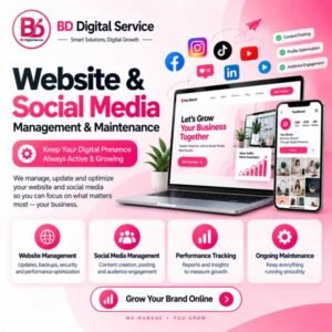 Website & Social Media Management and Maintenance